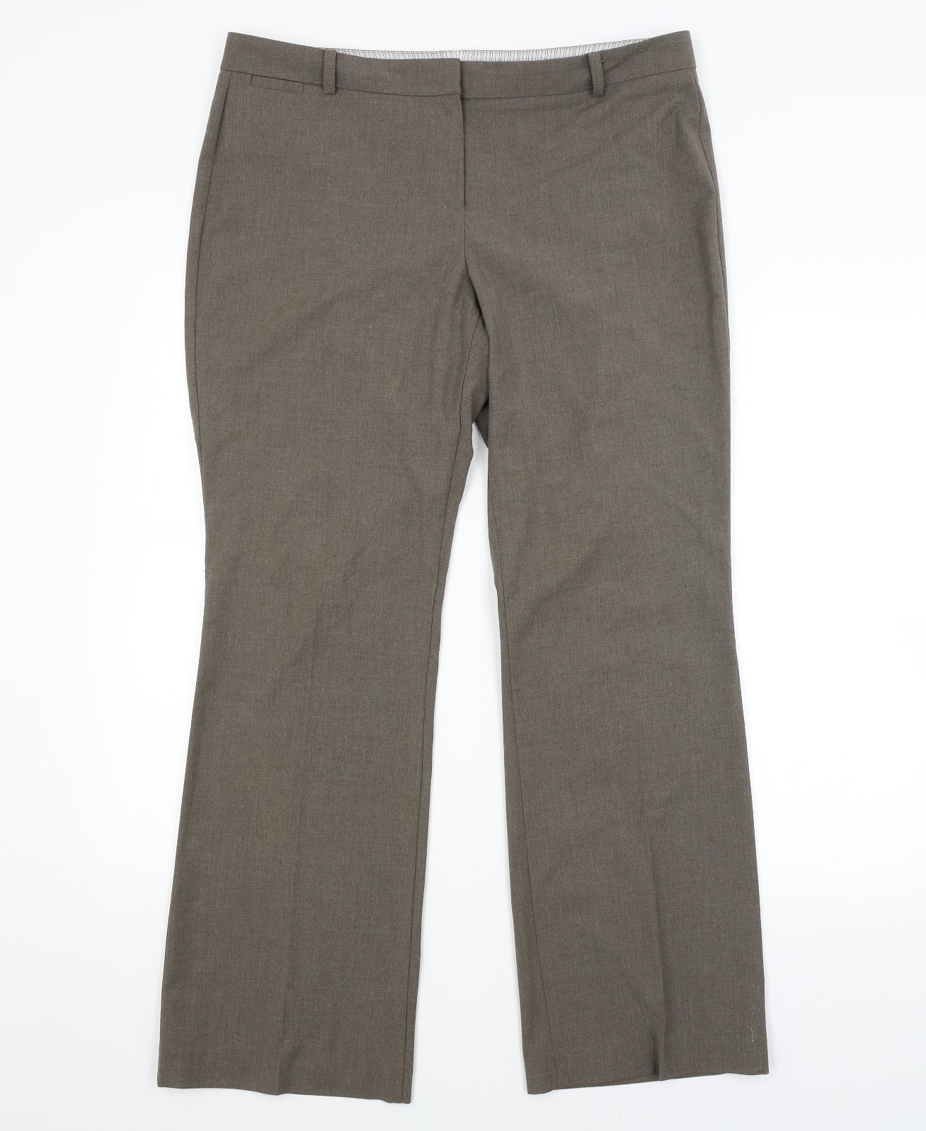 Womens UK Size 14 M&S Regular Fit  Grey Trousers
