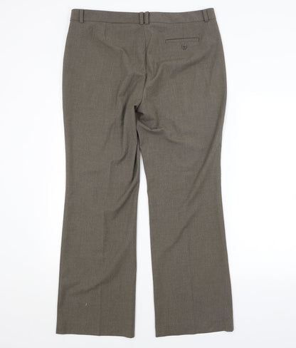 Womens UK Size 14 M&S Regular Fit  Grey Trousers