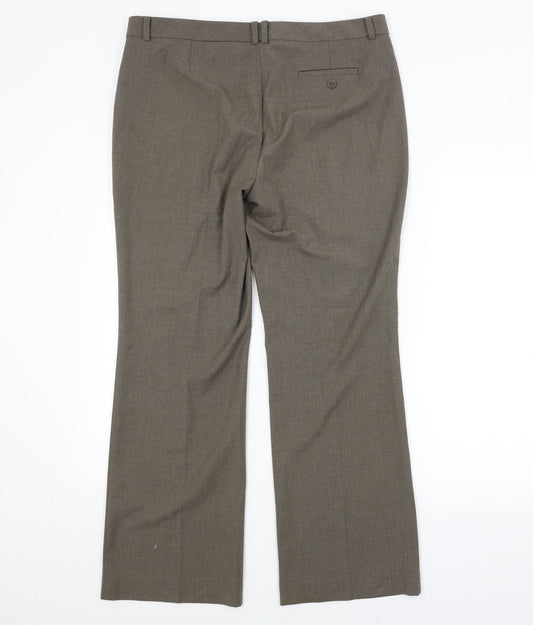 Womens UK Size 14 M&S Regular Fit  Grey Trousers