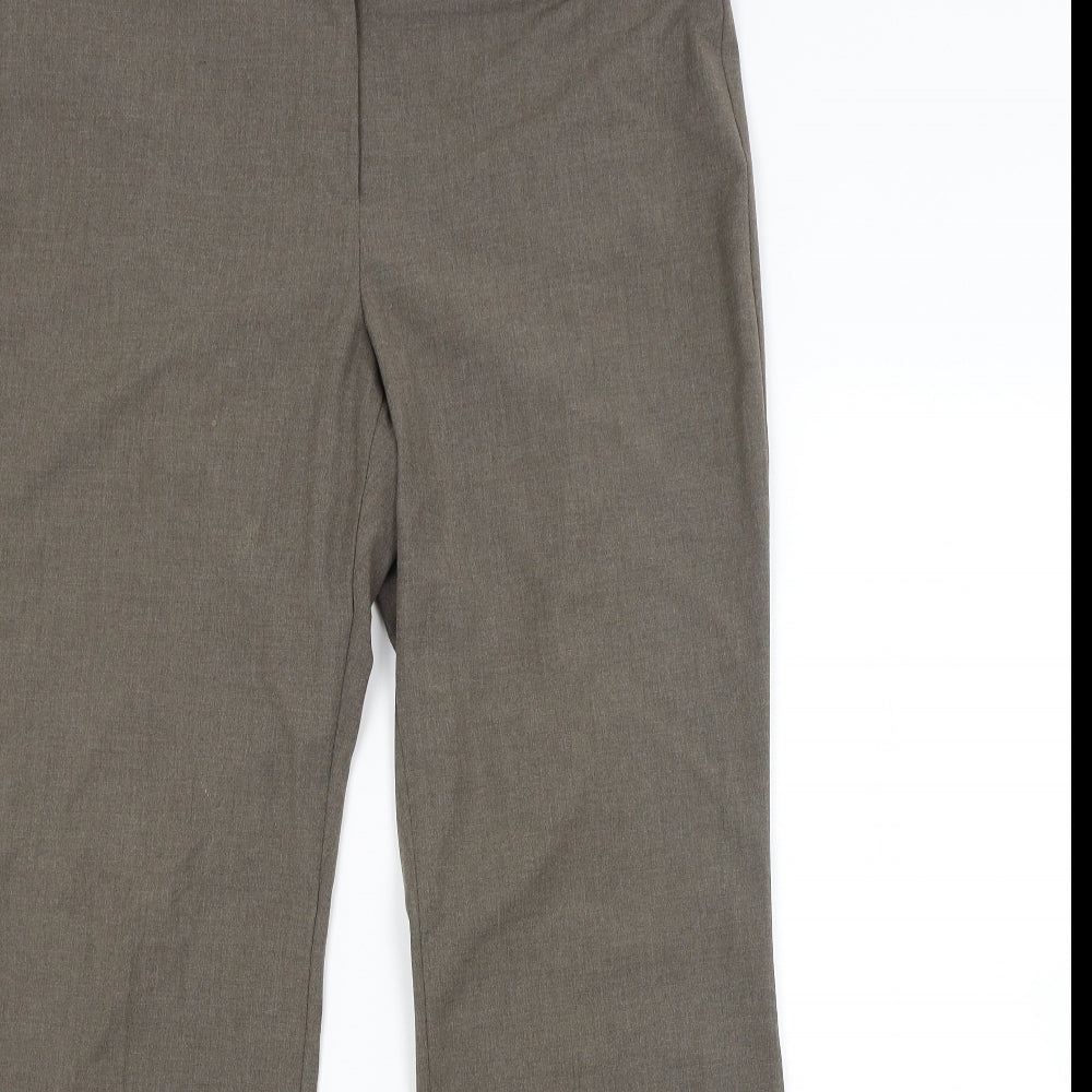 Womens UK Size 14 M&S Regular Fit  Grey Trousers