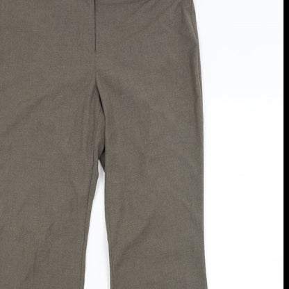 Womens UK Size 14 M&S Regular Fit  Grey Trousers