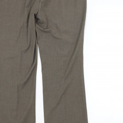 Womens UK Size 14 M&S Regular Fit  Grey Trousers