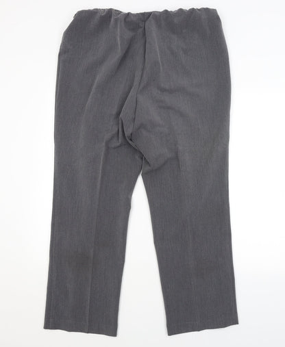 BM Womens Grey   Trousers  Size 18 L27 in