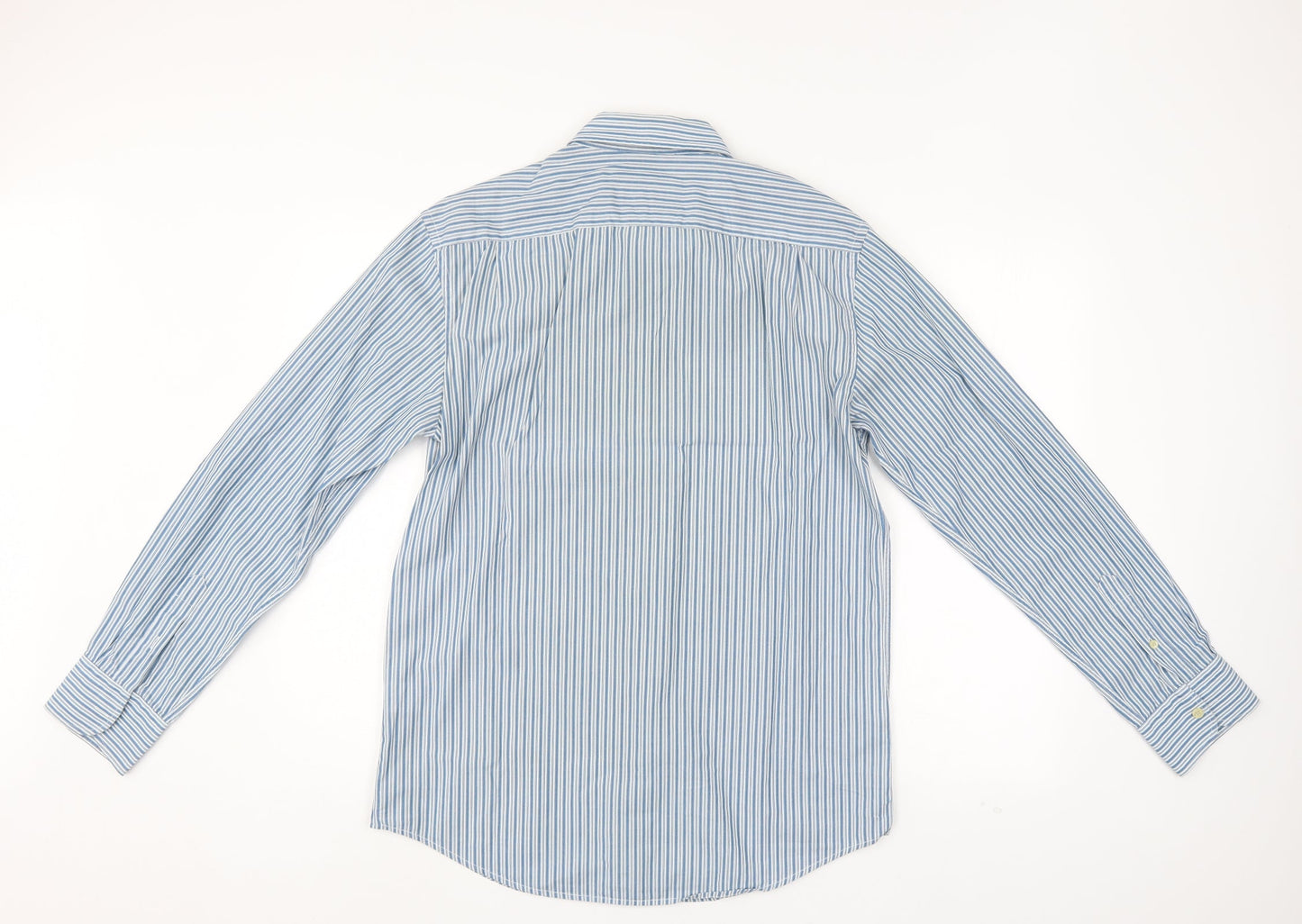 Mens UK Size M Howick Blue  Button-Up Long Sleeve Casual Shirt