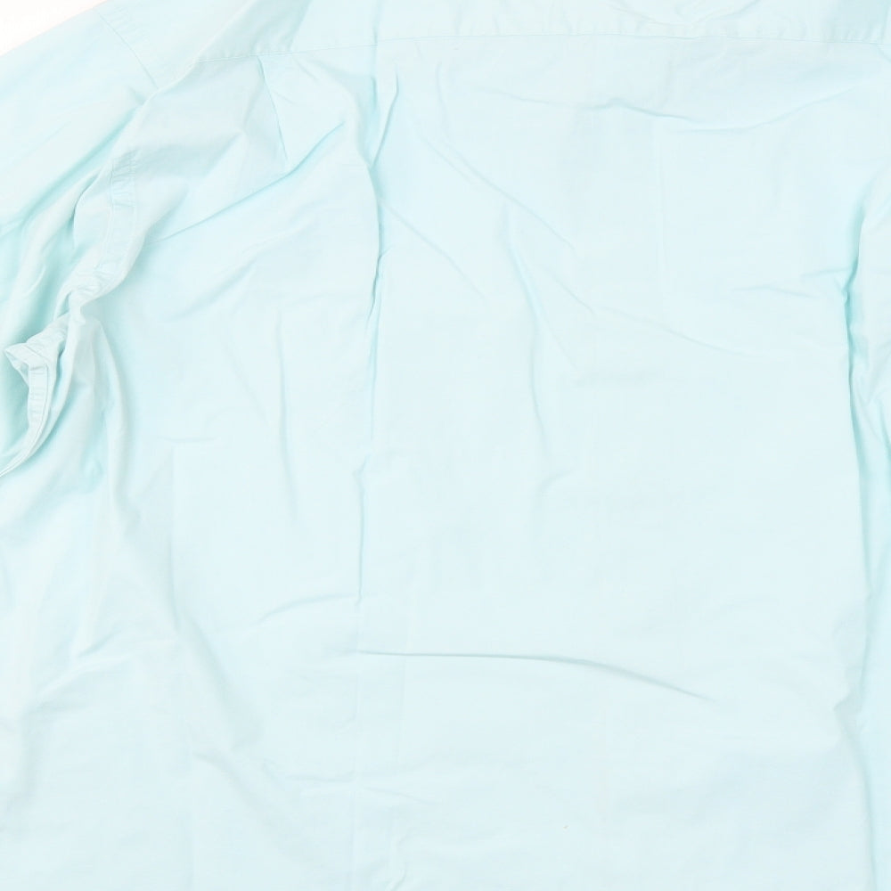 Mens UK Collar Size  GREENWOODS Smart Blue  Dress Shirt