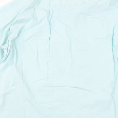 Mens UK Collar Size  GREENWOODS Smart Blue  Dress Shirt