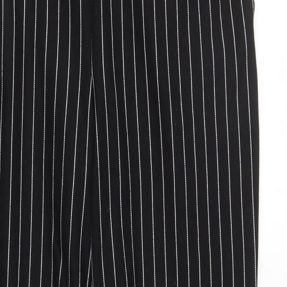 Womens UK Size M Divided Regular Fit  Black Trousers