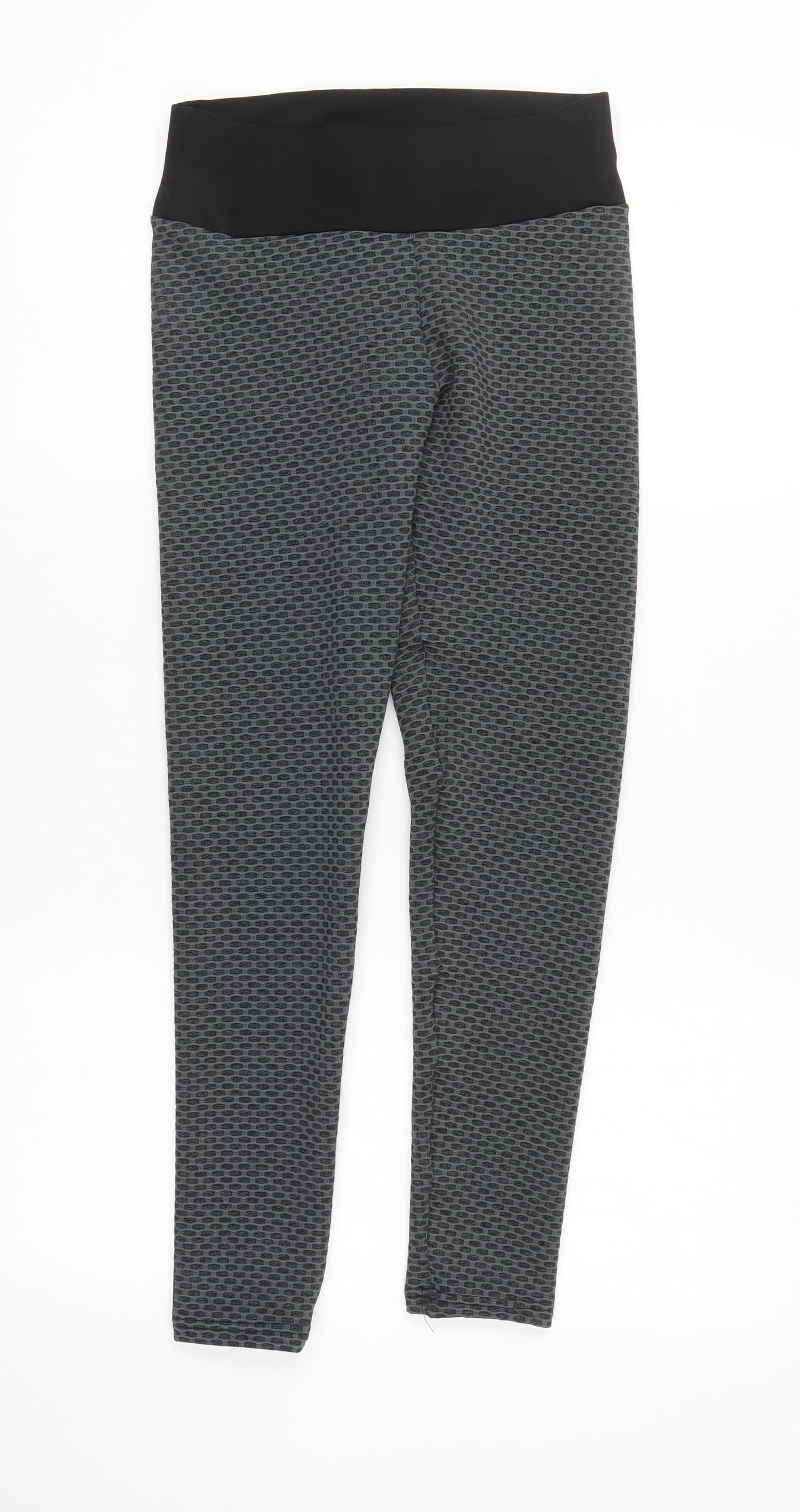 Womens UK Size S Preworn   Grey Leggings
