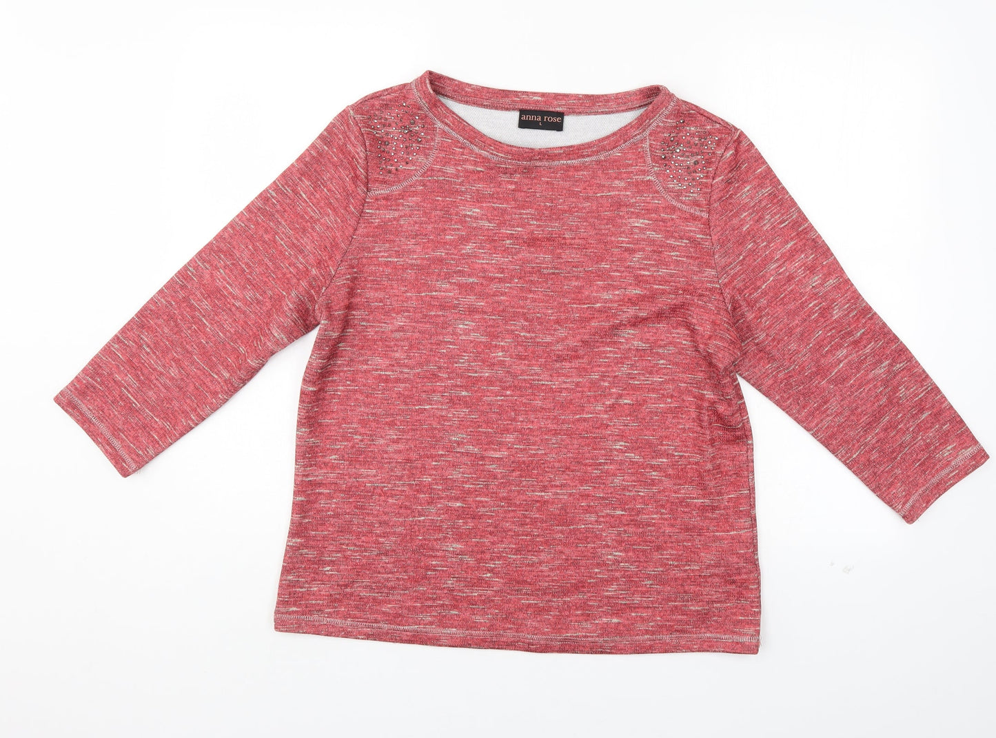 Womens UK Size L Anna Rose Pink Pullover Jumper