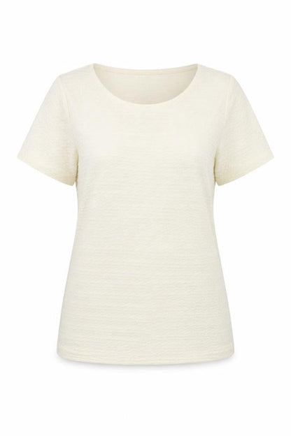 Womens UK Size 8 BHS Ivory Basic Blouse