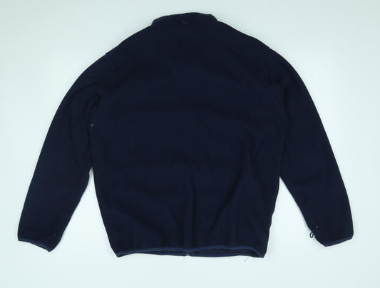 Womens UK Size M Hi Gear Blue Full Zip Sweatshirt