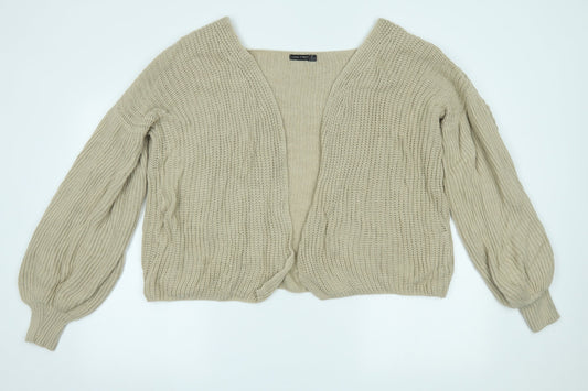 I SAW IT FIRST Womens Beige   Cardigan Jumper Size 12