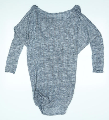 Womens UK Size One Size LV Clothing Grey Pullover Jumper