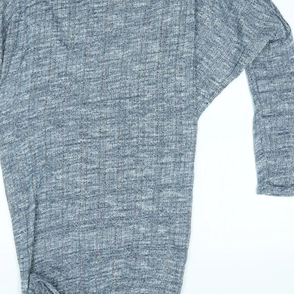 Womens UK Size One Size LV Clothing Grey Pullover Jumper