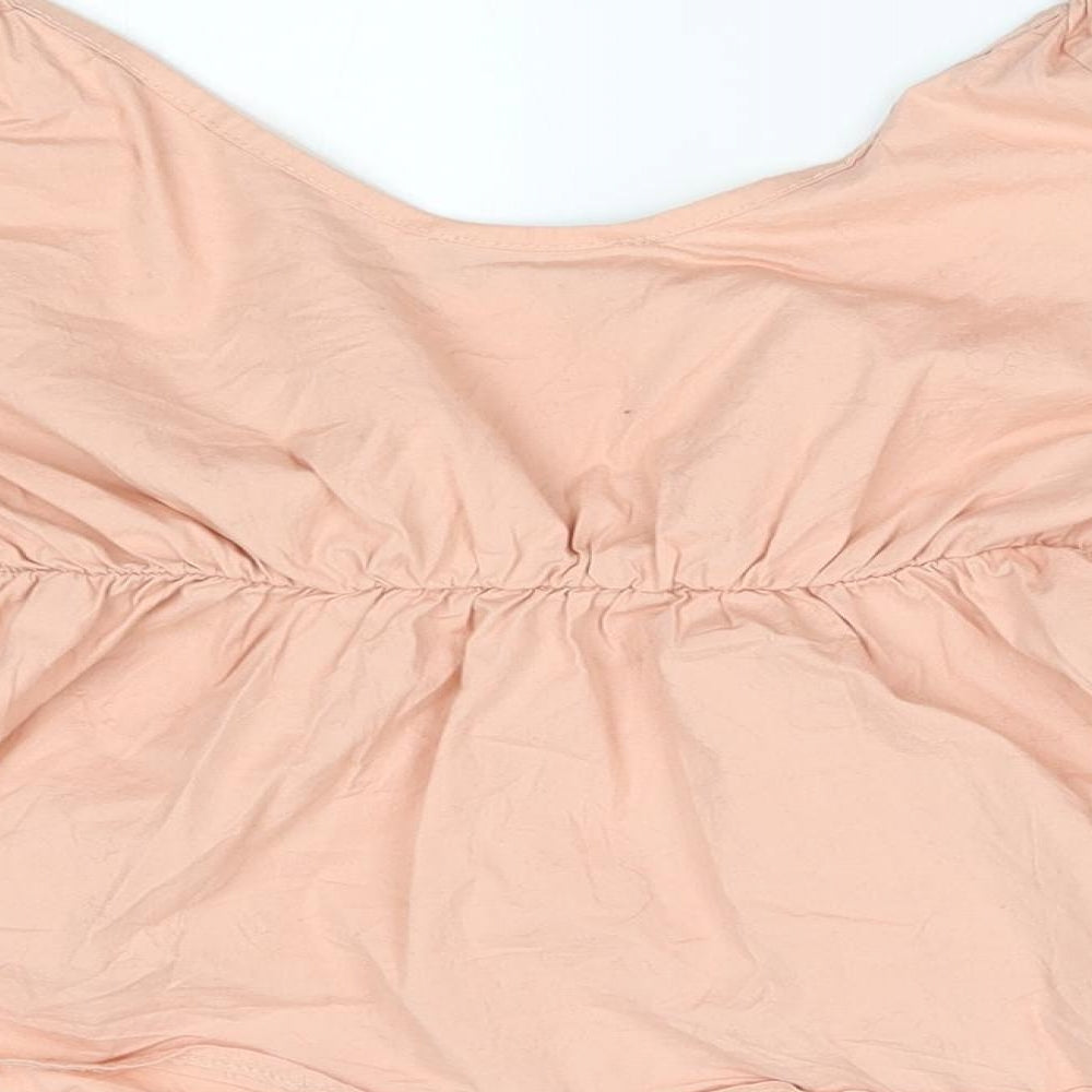 Womens UK Size L cameo rose Pink Basic Blouse