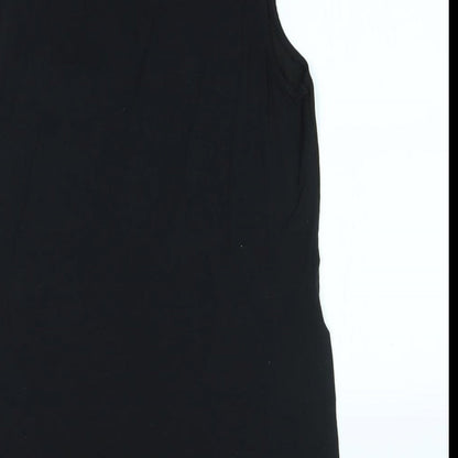 Womens UK Size 8 New Look Black Basic Blouse