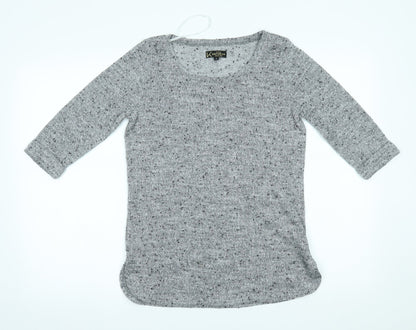 Womens UK Size 10 New Look Grey Pullover Jumper