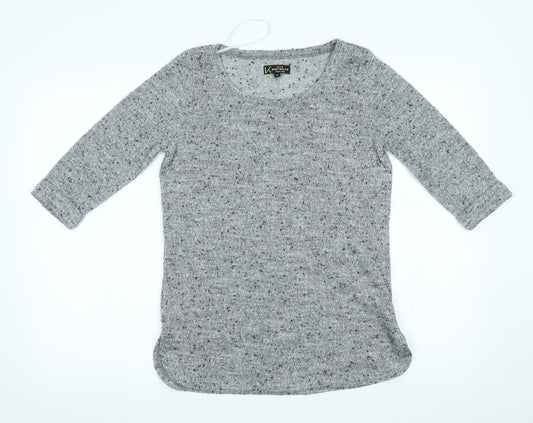 Womens UK Size 10 New Look Grey Pullover Jumper