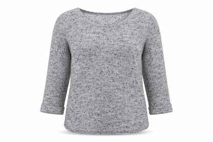 Womens UK Size 10 New Look Grey Pullover Jumper