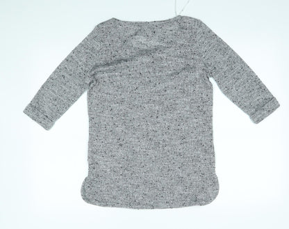 Womens UK Size 10 New Look Grey Pullover Jumper