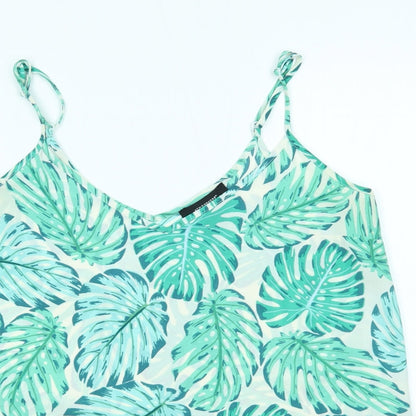 Womens UK Size 12 Atmosphere Green Basic Blouse
