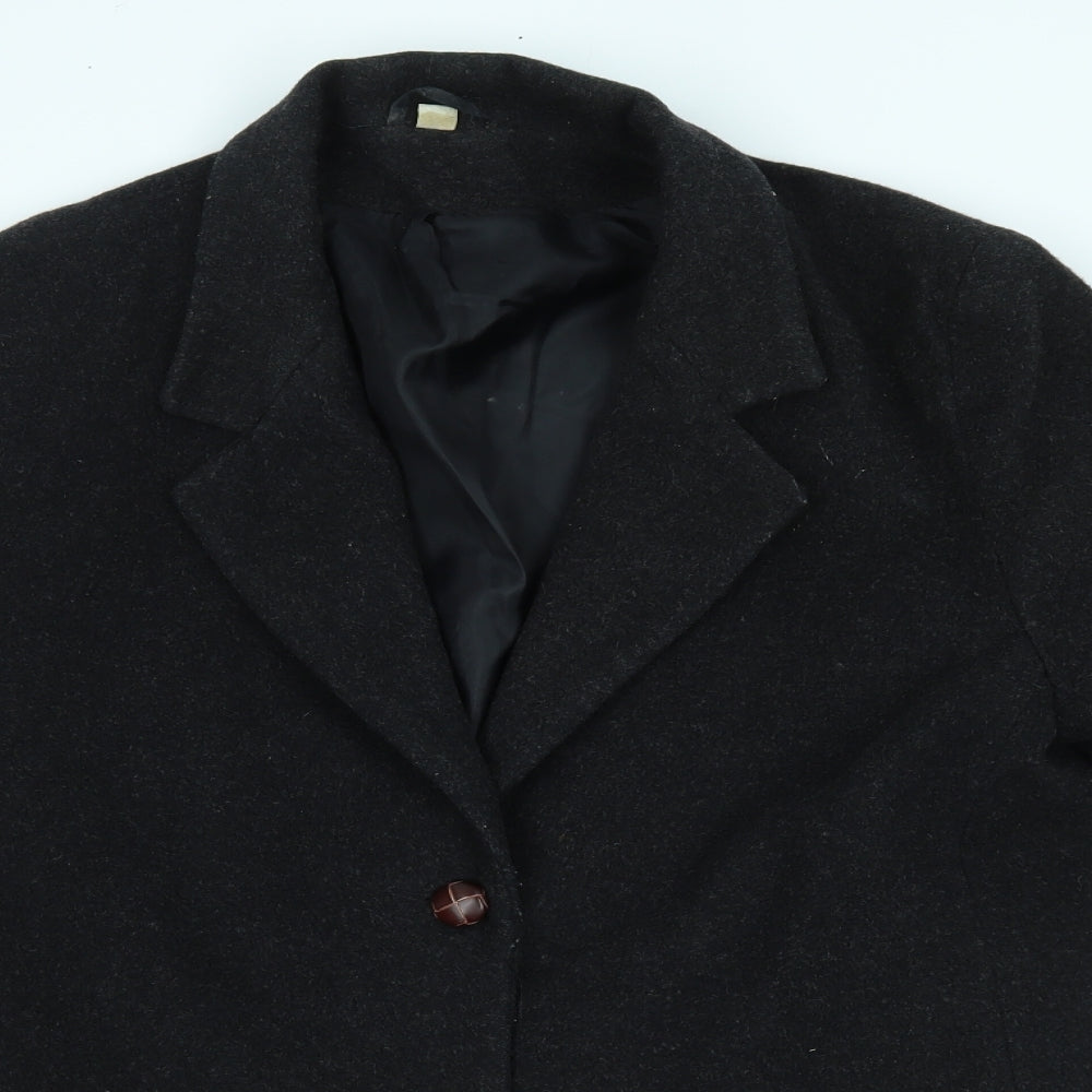 Womens UK Size 12 Preworn Grey Pea Coat