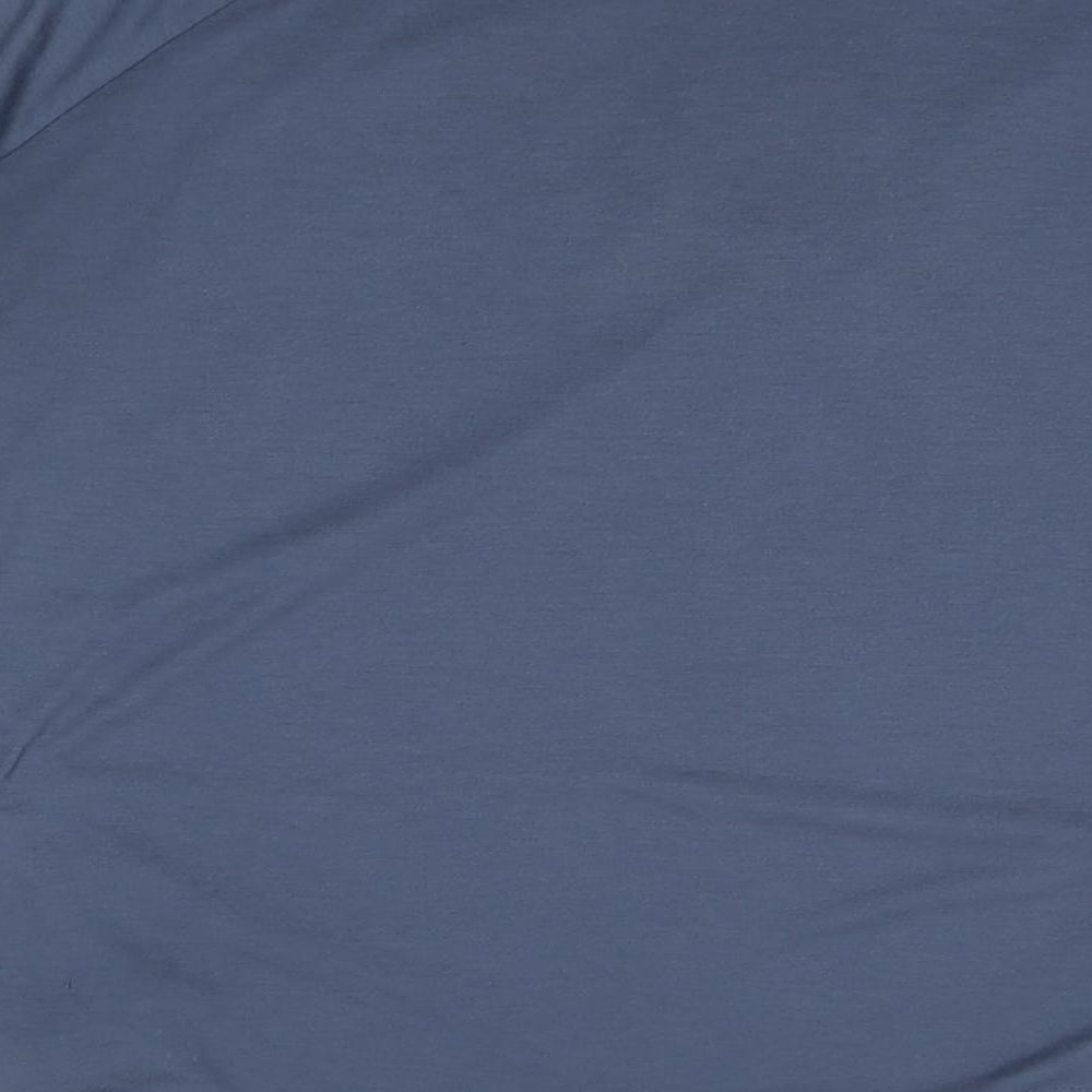 Womens UK Size 8 Atmosphere Blue Basic T-Shirt
