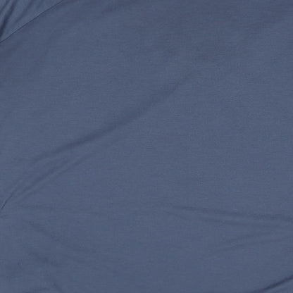 Womens UK Size 8 Atmosphere Blue Basic T-Shirt