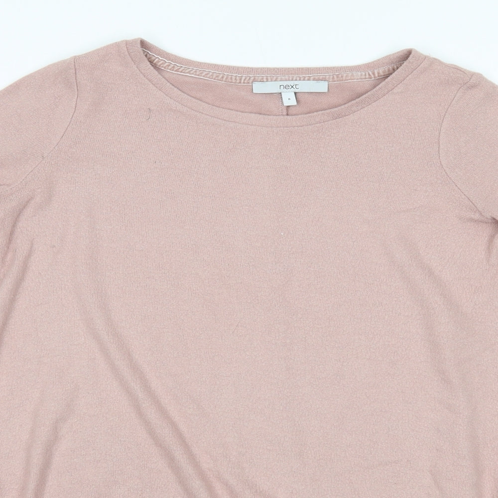 Womens UK Size 8 NEXT Pink Pullover Jumper