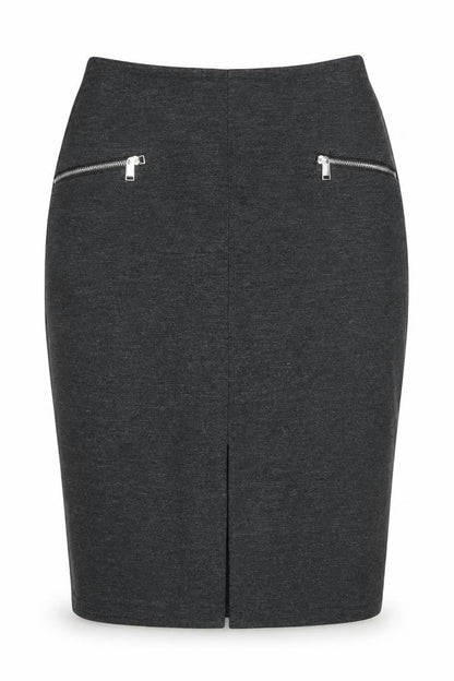 F&F Womens Grey   Straight & Pencil Skirt Size 8