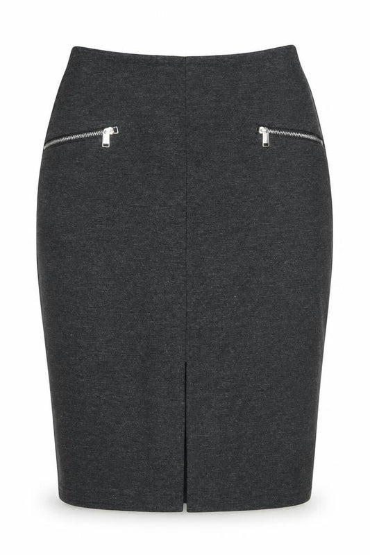 F&F Womens Grey   Straight & Pencil Skirt Size 8