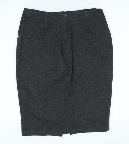 F&F Womens Grey   Straight & Pencil Skirt Size 8