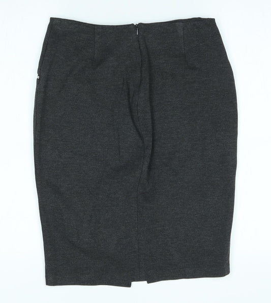 F&F Womens Grey   Straight & Pencil Skirt Size 8
