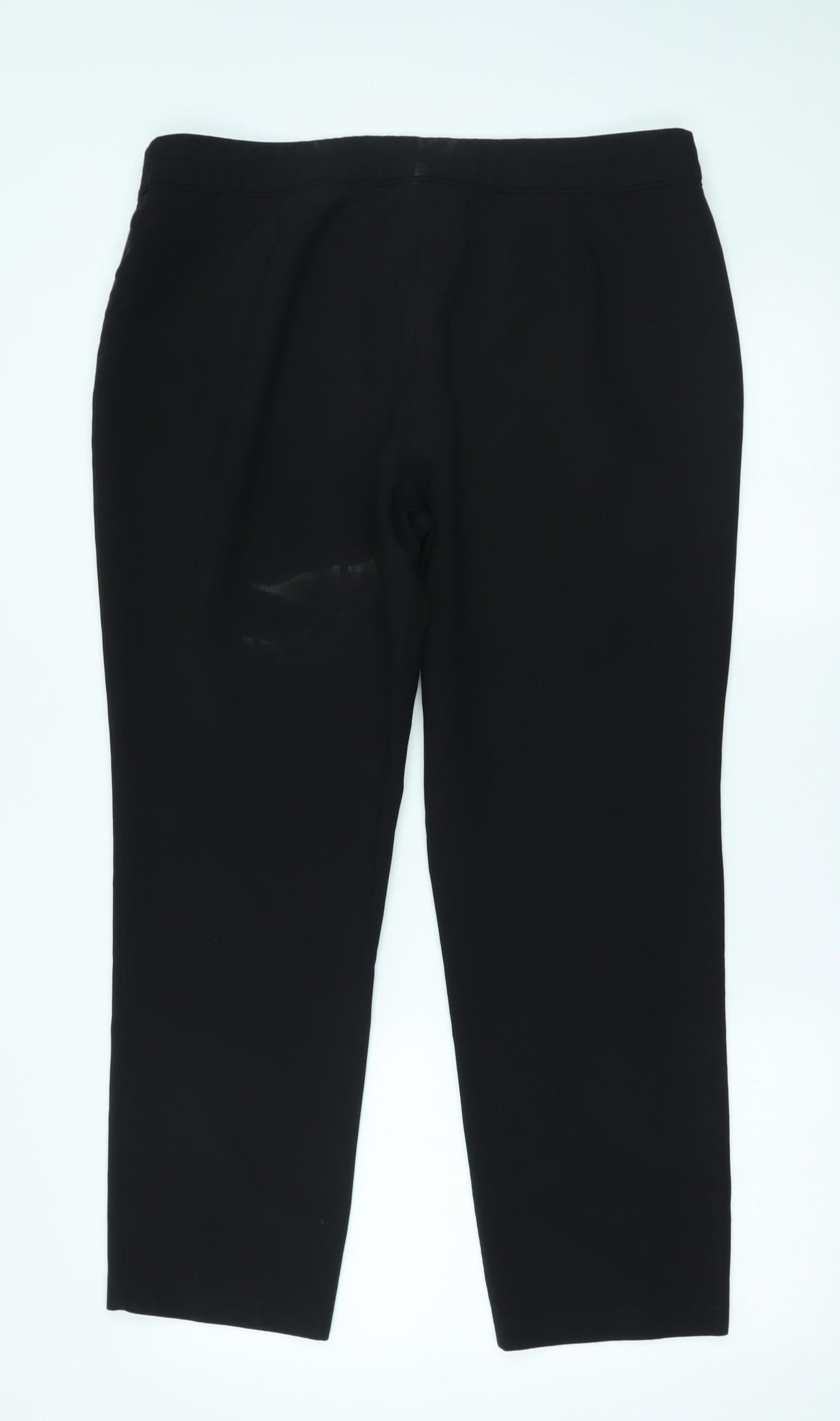 F&F Womens Black   Trousers  Size 16 L26 in