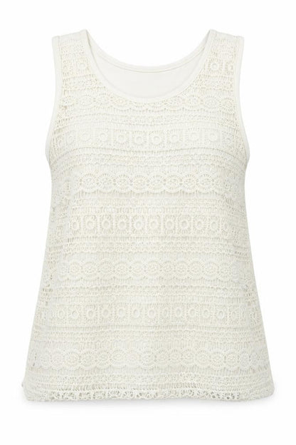 Womens UK Size 10 Avenue White Basic Blouse