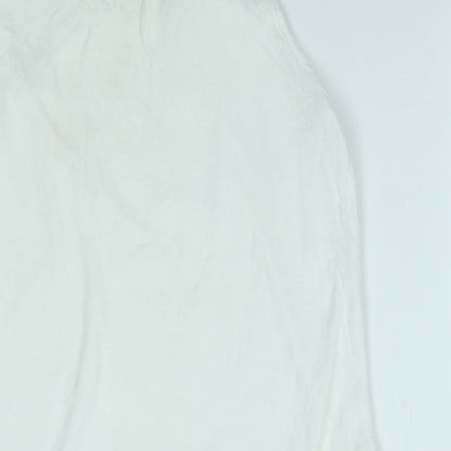 Avenue Womens White   Basic Blouse Size 10