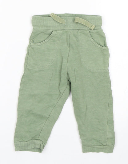 Matalan Baby Green   Sweatpants Trousers Size 9 Months