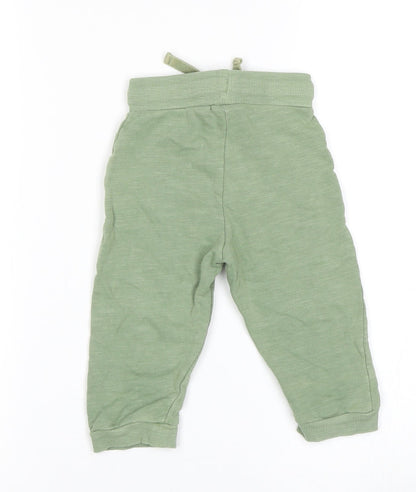 Matalan Baby Green   Sweatpants Trousers Size 9 Months