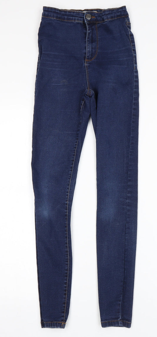 Denim co Womens Blue   Skinny Jeans Size 8 L28 in