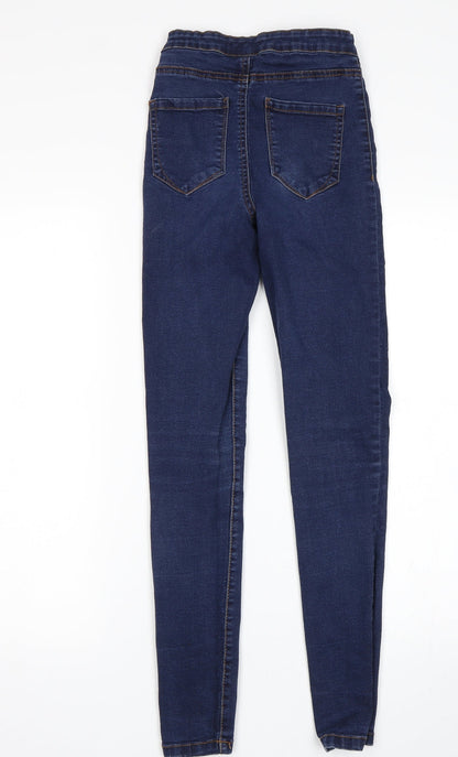 Denim co Womens Blue   Skinny Jeans Size 8 L28 in