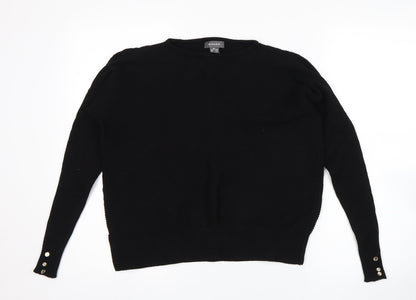 Primark Womens Black   Pullover Jumper Size 2XS