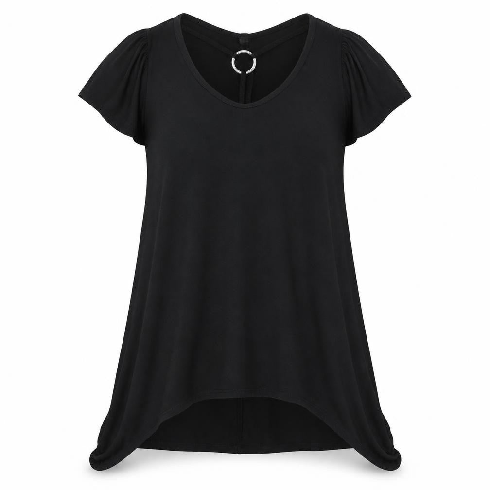 Atmosphere Womens Black   Basic T-Shirt Size 6