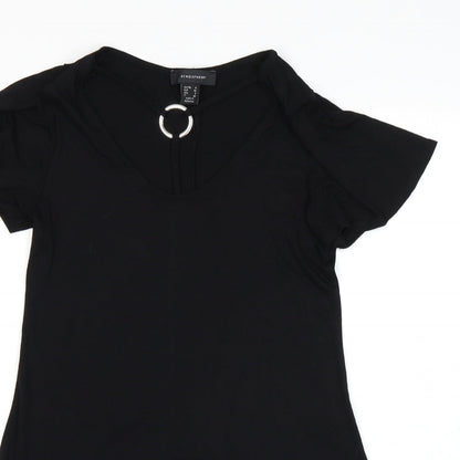 Atmosphere Womens Black   Basic T-Shirt Size 6