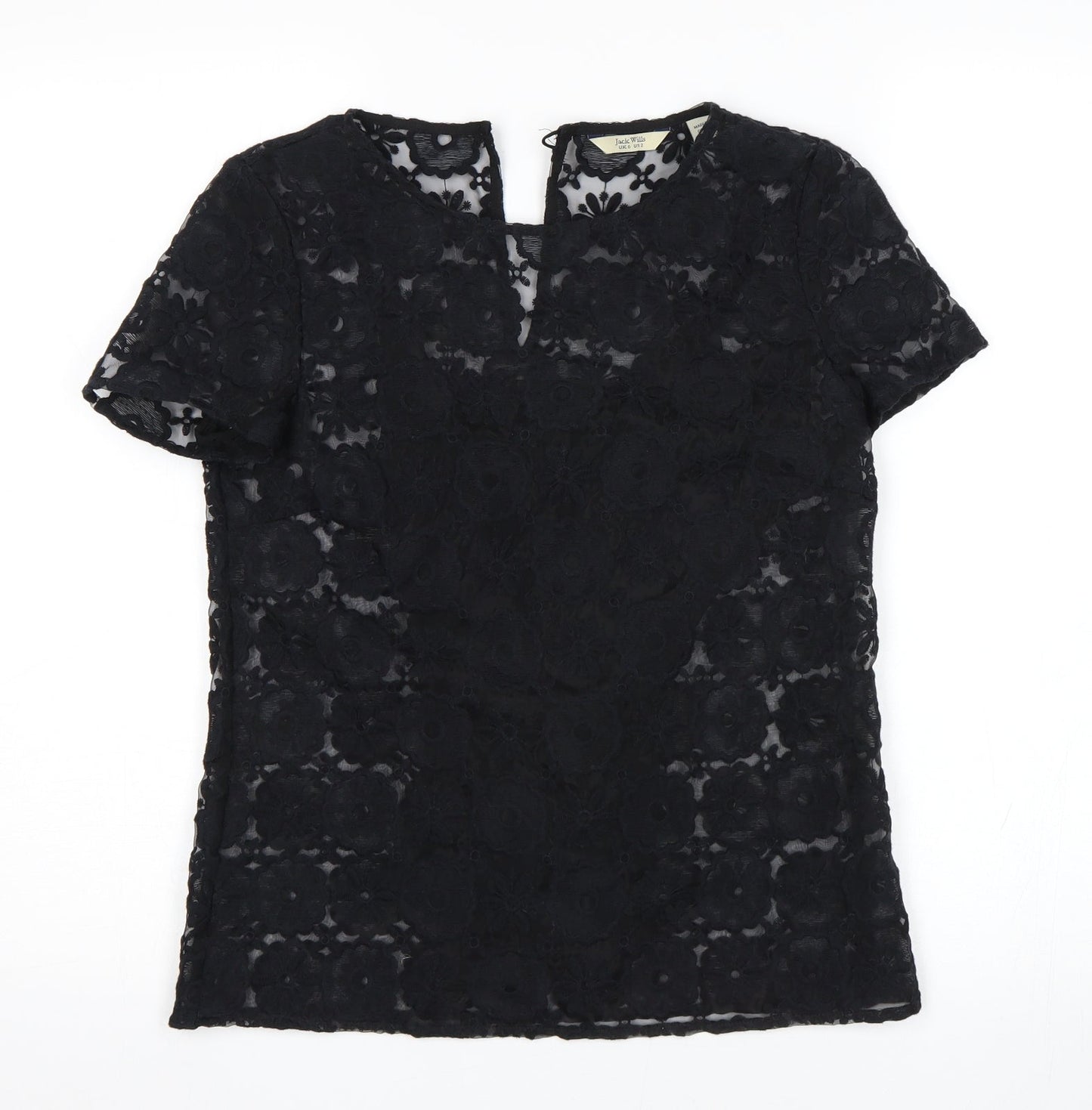 Jacek wills Womens Black   Basic Blouse Size 6