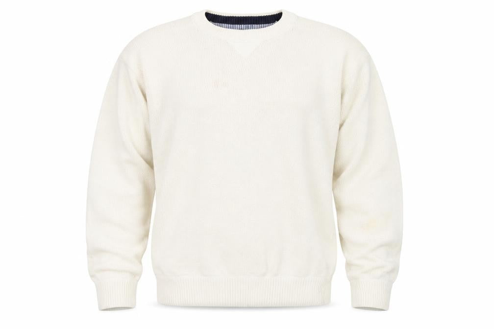 St Michael Mens Beige Pullover Jumper Size XL
