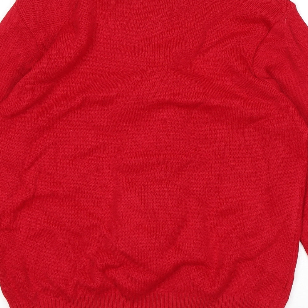 Glimpse Womens Red   Pullover Jumper Size S