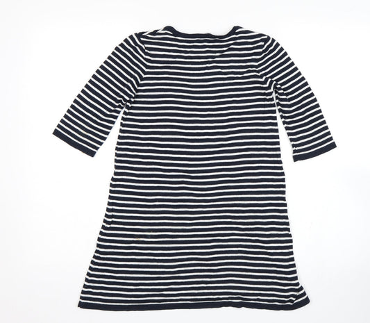 George Girls Multicoloured Striped  Jumper Dress  Size 7-8 Years