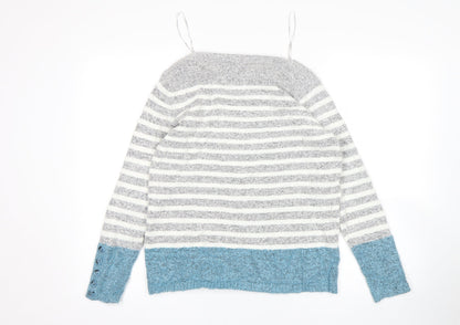 Womens UK Size 14 M&Co Grey Pullover Jumper