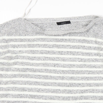 Womens UK Size 14 M&Co Grey Pullover Jumper