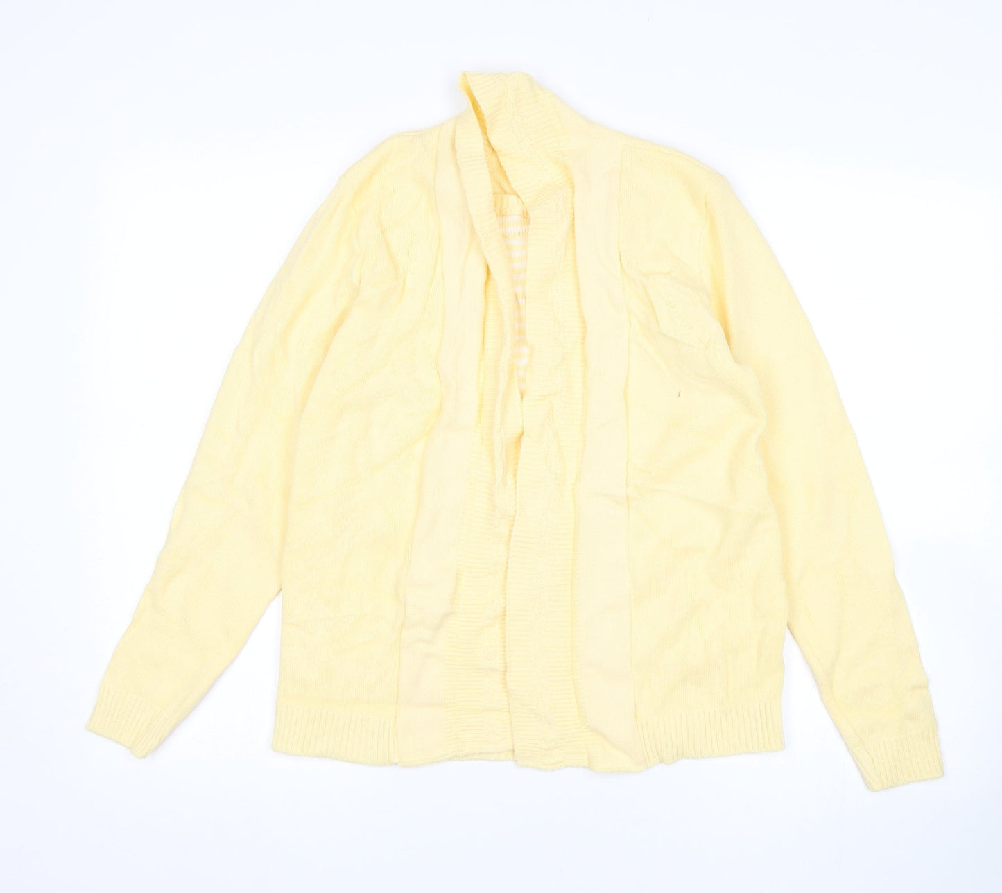 Lizzi Clarke Womens Yellow   Pullover Jumper Size M